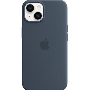 NIB iPhone 14 Silicone Case with MagSafe in Storm Blue (navy) - Never Used!